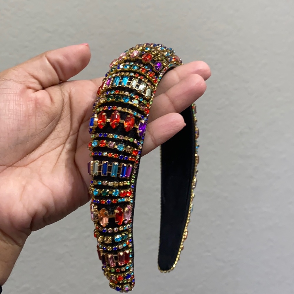 Hair Band MultiColor/ Black Hand Made